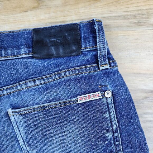 ☔️🔸️Hudson Blue Blake Slim Straight Jeans Size 8 - Picture 8 of 12